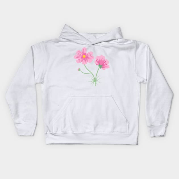 Cute Colorful Flower Kids Hoodie by SWON Design